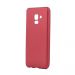 Husa Samsung Galaxy A8 (2018) Meleovo Silicon Soft Slim Red (aspect mat)