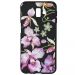 Husa Samsung Galaxy J6 Plus Just Must Silicon Printed Embroidery Pink Flowers