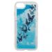 Carcasa iPhone SE 2020 / 8 / 7 Lemontti Liquid Sand Butterflies Glitter