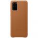 Husa Originala Samsung Galaxy S20 Plus Leather Cover Brown