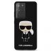 Husa Samsung Galaxy S21 Ultra G998 Karl Lagerfeld Silicon Ikonik Negru