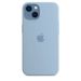 Husa Originala iPhone 13 Apple Silicon, MagSafe, Blue Fog