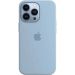 Husa Originala iPhone 13 Pro Apple Silicon, MagSafe, Blue Fog
