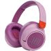 Casti JBL JR460NC pentru copii Over-Ear, Bluetooth, Wireless cu anularea zgomotului, Roz
