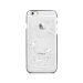 Carcasa iPhone 6/6S Comma Crystal Flora Silver (Cristale Swarovski, electroplacat)