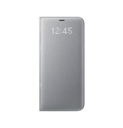 Husa Originala Samsung Galaxy S8 Plus G955 Book Led View Silver