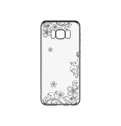 Husa Samsung Galaxy S8 G950 Devia Silicon Joyous Silver (Cristale Swarovski®, electroplacat)