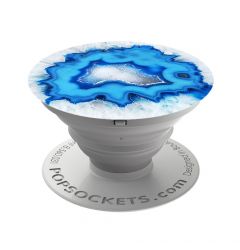 Suport Popsockets Stand Adeziv Ice Blue Agate