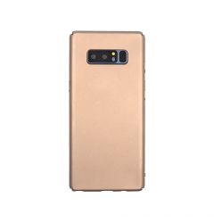 Carcasa Samsung Galaxy Note 8 Just Must Uvo Gold (material fin la atingere, slim fit)