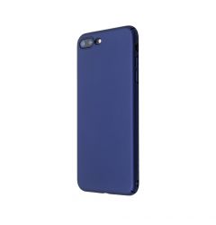 Carcasa iPhone 8 Plus Just Must Uvo Navy (material fin la atingere, slim fit)