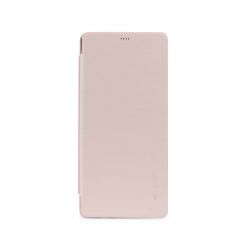 Husa Samsung Galaxy Note 8 Meleovo Smart Flip Rose Gold (spate mat perlat si fata cu aspect metalic)