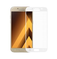 Folie Samsung Galaxy A5 (2017) Meleovo Sticla 3D Defense Curved White (3D, 9H, oleophobic)