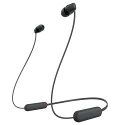 Sony Casti In-Ear WI-C100B Bluetooth Wireless Fast pair, microfon, Negru