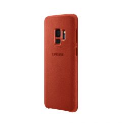 Carcasa Originala Samsung Galaxy S9 G960 Alcantara Cover Red