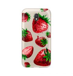 Husa Samsung Galaxy J5 (2017) Lemontti Silicon Art Strawberries