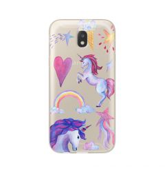 Husa Samsung Galaxy J5 (2017) Lemontti Silicon Art Unicorn
