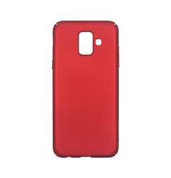Carcasa Samsung Galaxy A6 (2018) Just Must Uvo Red (material fin la atingere, slim fit)