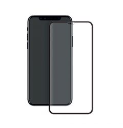 Folie iPhone 11 / XR Eiger Sticla 3D Edge to Edge Clear Black (0.33mm, 9H, perfect fit, curved, oleo