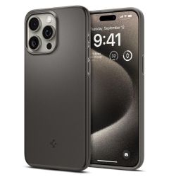 Spigen Husa Thin Fit iPhone 15 Pro Max Gunmetal