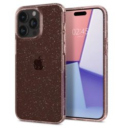 Spigen Husa Liquid Crystal Glitter iPhone 15 Pro Roz