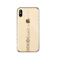 Carcasa iPhone XS / X Devia Lucky Star Gold