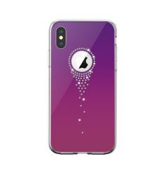 Carcasa iPhone XS / X Devia Angel Tears Gradual Purple