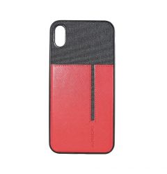 Carcasa iPhone XS Max Meleovo Cube Red - Black