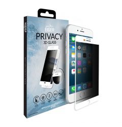 Folie iPhone 8 Plus / 7 Plus / 6s Plus / 6 Plus Eiger Sticla 3D Privacy White