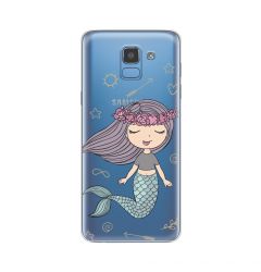 Husa Samsung Galaxy J6 (2018) Lemontti Silicon Art Little Mermaid