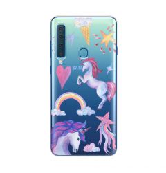 Husa Samsung Galaxy A9 (2018) Lemontti Silicon Art Unicorn