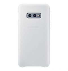 Carcasa Originala Samsung Galaxy S10e G970 Leather Cover White
