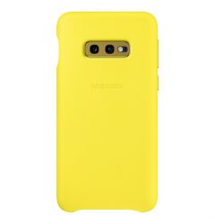 Carcasa Originala Samsung Galaxy S10e G970 Leather Cover Yellow