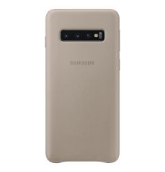 Carcasa Originala Samsung Galaxy S10 G973 Leather Cover Gray