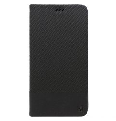 Husa Huawei Mate 20 Pro Just Must Book Elegant Carbon Black