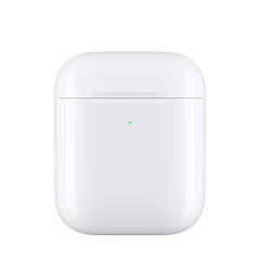 Carcasa Apple Original Wireless Charging Case pentru AirPods Generatia 1 si 2 White