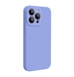 Lemontti Husa Liquid Silicon MagCharge iPhone 15 Pro Max Lila (protectie 360°, material fin, captusit cu microfibra)