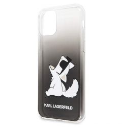 Husa iPhone 11 Karl Lagerfeld Fun Glasses Choupette Negru