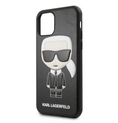 Husa iPhone 11 Pro Max Karl Lagerfeld Ikonik Negru