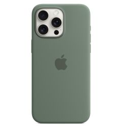 Apple Husa Originala Silicon iPhone 15 Pro Max, MagSafe, Cypress