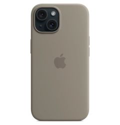 Apple Husa Originala Silicon iPhone 15, MagSafe, Clay
