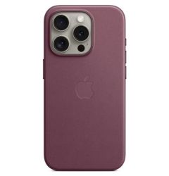 Apple Husa Originala FineWoven iPhone 15 Pro, MagSafe, Mulberry