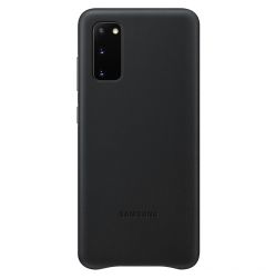 Husa Originala Samsung Galaxy S20 Leather Cover Black