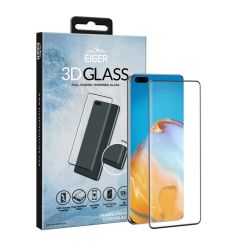 Folie Huawei P40 Pro / P40 Pro Plus Eiger Sticla 3D Edge to Edge Clear Black