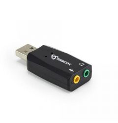 Adaptor USB la port Jack 3.5mm Sbox USBC-11 Black