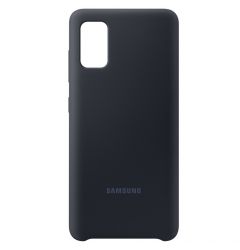Husa Originala Samsung Galaxy A41 Silicone Cover Black