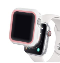 Case Apple Watch 4 44mm Devia Dazzle Series White & Pink