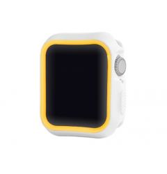 Case Apple Watch 4 44mm Devia Dazzle Series White & Yellow