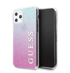 Husa iPhone 11 Pro Max Guess Glitter Gradient Roz Albastru