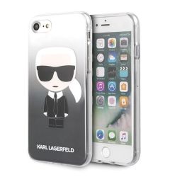Husa iPhone 7/8/SE2020/SE2022 Karl Lagerfeld Gradient Ikonik Negru