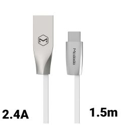 Cablu Type-C Mcdodo Zn-Link Silver White resigilat